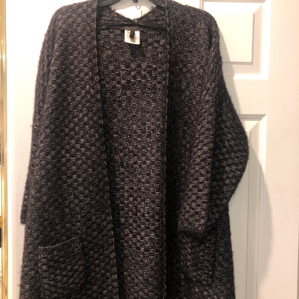 BCBGMaxazria knit oversized jacket